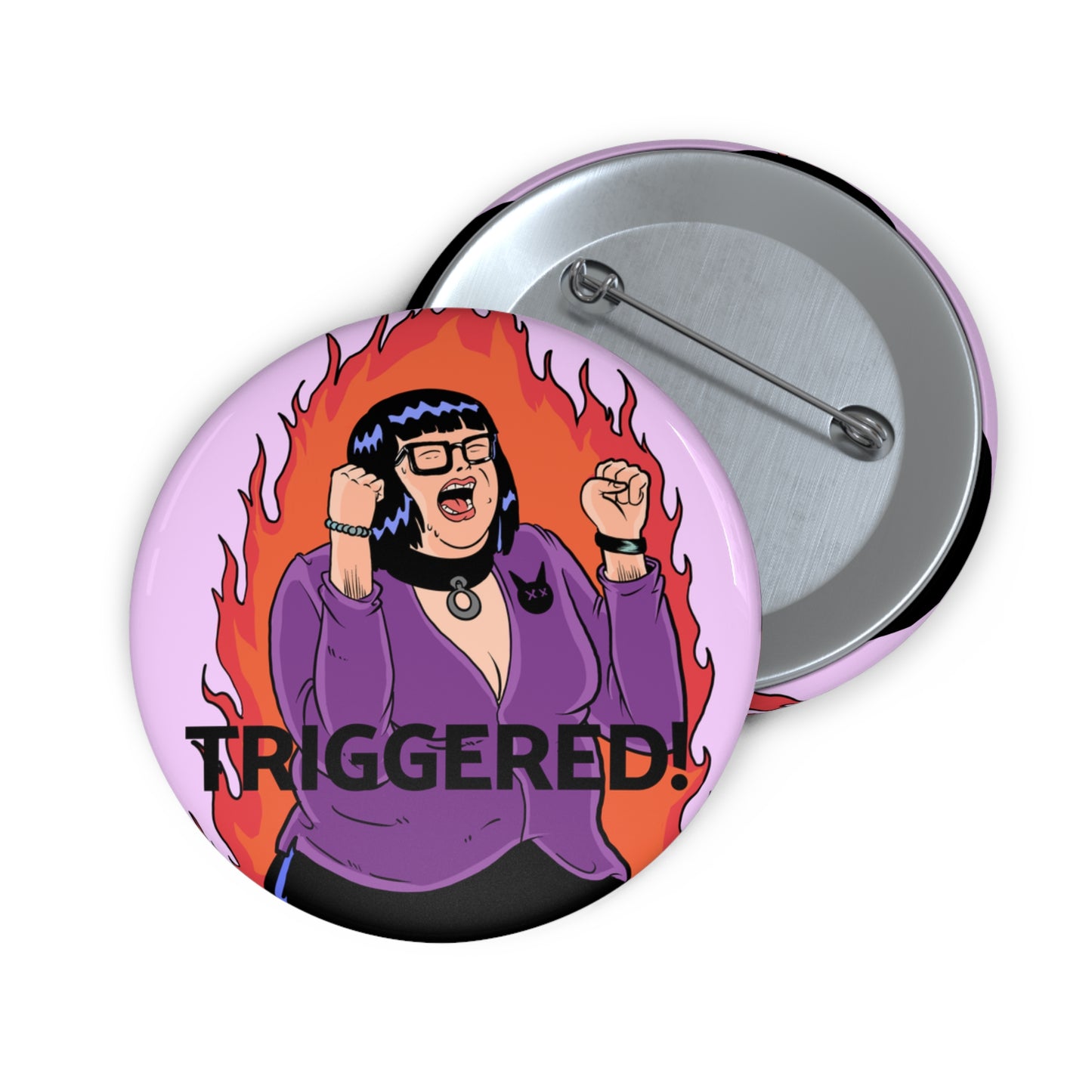 Triggered! Pin Button